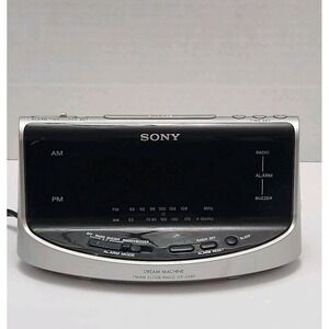Vintage Sony Dream Machine ICF-C492 Alarm Clock Radio AM FM  Tested Works